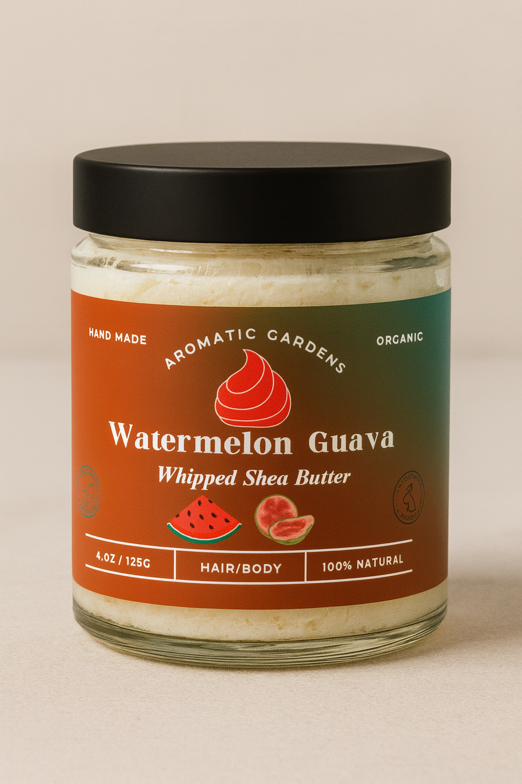 Aromatic Gardens - Watermelon Guava Organic Whipped Shea Butter