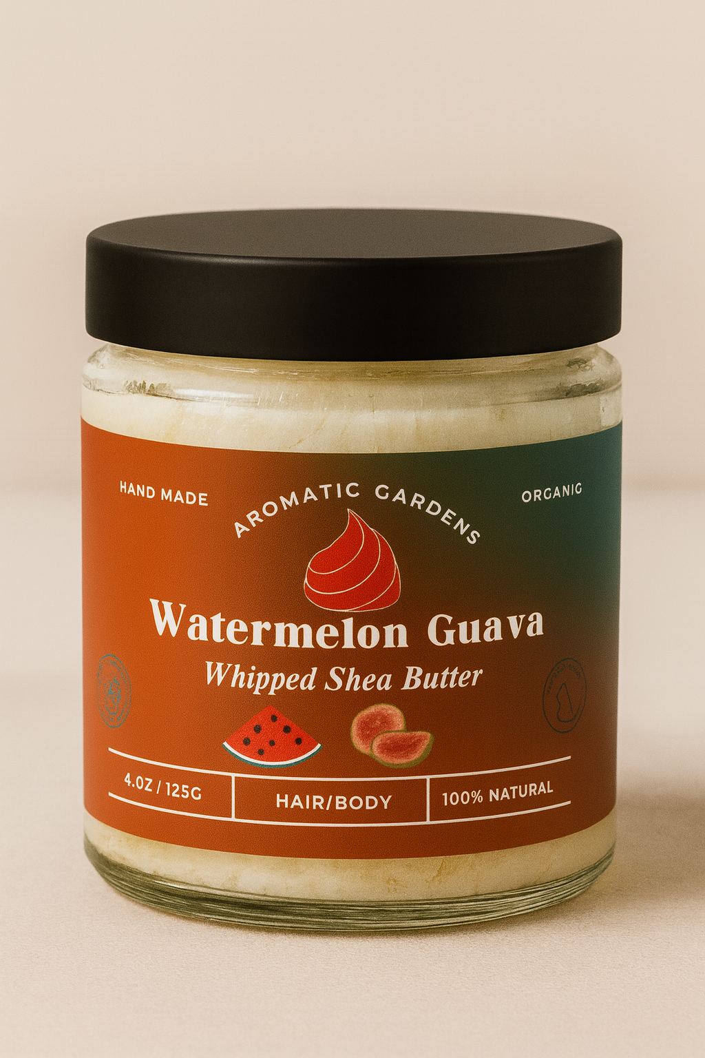 Aromatic Gardens - Watermelon Guava Organic Whipped Shea Butter