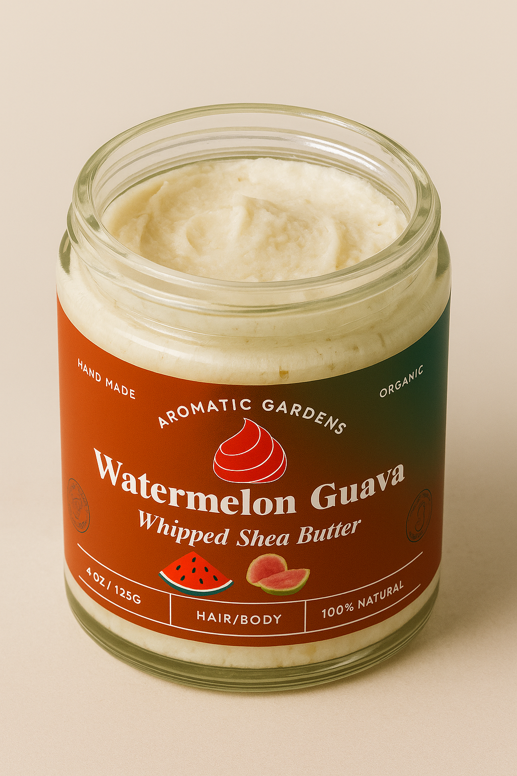 Aromatic Gardens - Watermelon Guava Organic Whipped Shea Butter