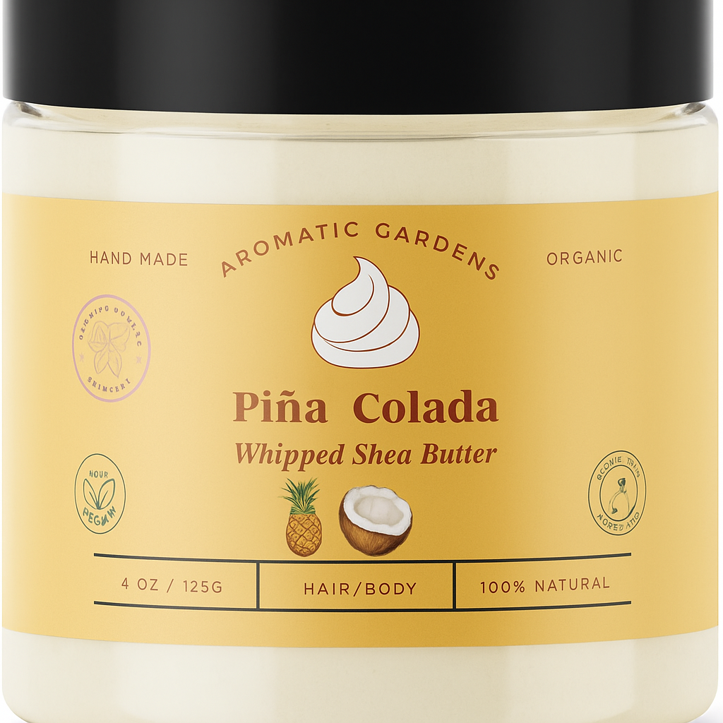 Aromatic Gardens - Pina Colada Organic Whipped Shea Butter