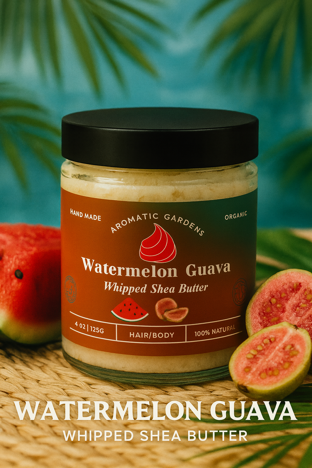 Aromatic Gardens - Watermelon Guava Organic Whipped Shea Butter