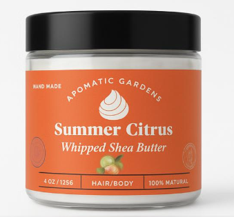 Aromatic Gardens - Summer Citrus Organic Whipped Shea Butter
